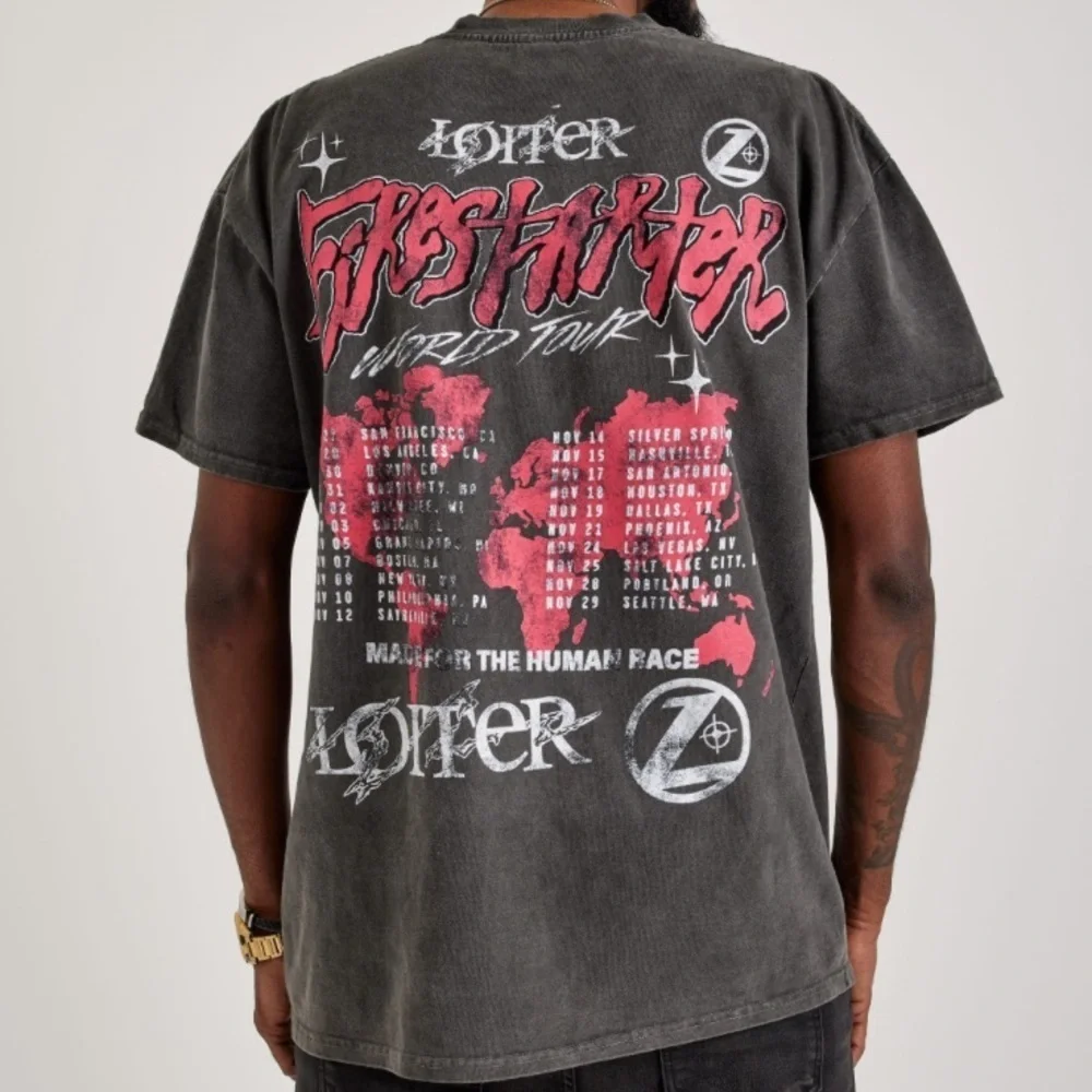 Fire Starter Cotton Short Sleeve Tour Tee Men Size Small